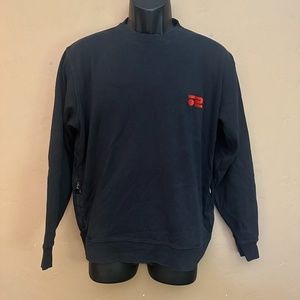 Rosasen Embroidered Sweater Medium Gently worn 100% cotton 2 zippered pockets